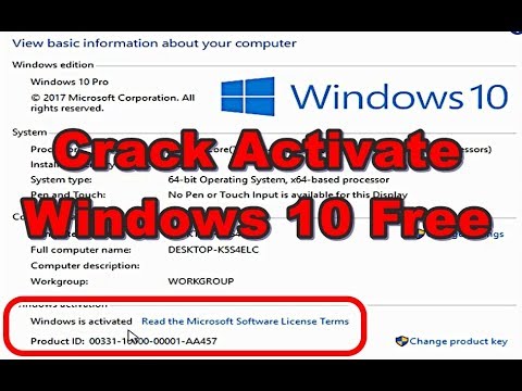windows 10 activation crack